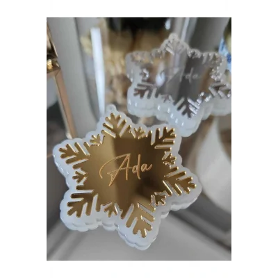 Genel Ürün Yılbaşı Ağaç Süsü - Kar Tanesi