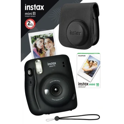 Genel Ürün Instax Mini 11 Siyah Fotoğraf Makinesi Ve Hediye Seti 3