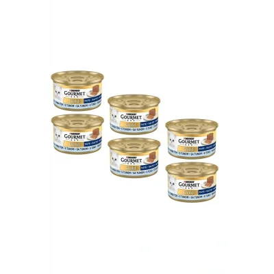 Genel Ürün Gold Kıyılmış Ton Balıklı Kedi Konservesi 85 Gr (6 Adet)