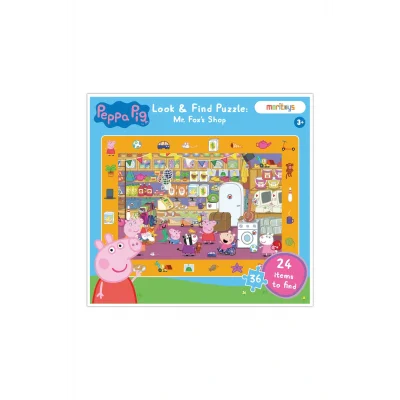 Genel Ürün Look & Find Puzzle: Peppa Pig Mr. Foxs Shop - 36 Parça Yapboz Ve Gözlem Oyunu
