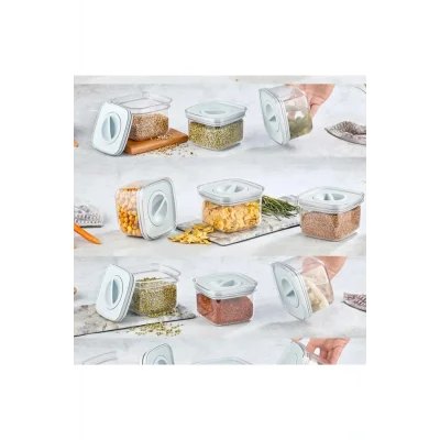 Genel Ürün Akrilik 500 Ml Kilitli Vakumlu Sızdırmaz Saklama Kabı