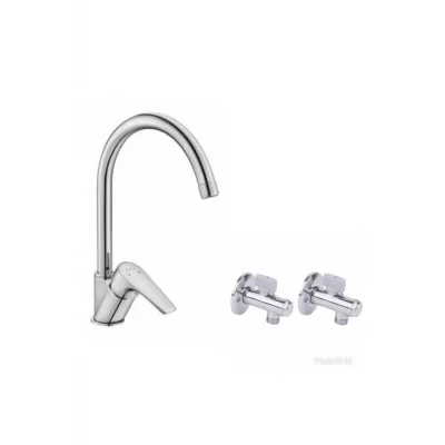 Genel Ürün Niobe Mutfak-evye-eviye Bataryası 098 20 Yıl Garanti 2 Ad Filtreli Musluk