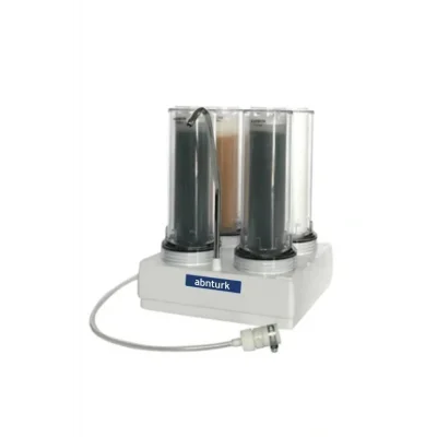 Genel Ürün 4 Aşamalı Özel Üretim Su Arıtma Cihazı %100 Türkmalı Suyu Yumuşatan 4 Filtreli Tezgah Üstü Su Arıtma