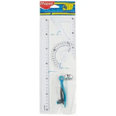 Genel Ürün Marka: Ofis Ve Kırtasiye 899218 4lü 30 Cm Cetvel Seti, Pergelli Kategori: Masaüstü Organizer