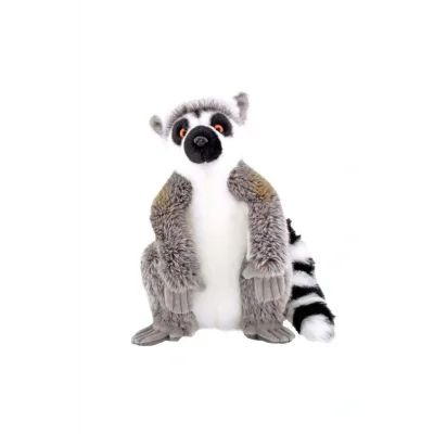 Oyuncak Peluş Oyuncak Oturan Lemur 28 Cm