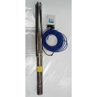 Genel Ürün Sk 404/10 Technoplast Başlıklı Derin Kuyu 1 Hp Monofaze Motorlu 20 Mt Kablolu Panolu Dalgıç Po