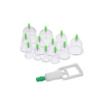 Hacamat Seti 12 Li Kupa Çekme Seti Hacamat Seti Sırt Ağrı Giderici