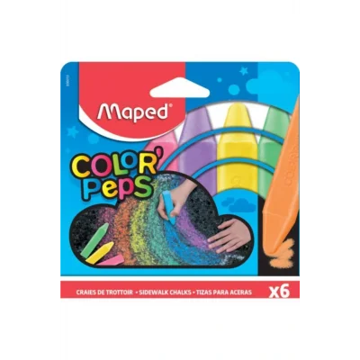 Genel Ürün Color Peps Yer Tebeşiri 6 Renk