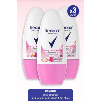 Genel Ürün Se Sexy Bouquet Antiperspirant Kadın Roll On 50 Ml X 3 Adetxy Bouquet Antiperspirant Ka