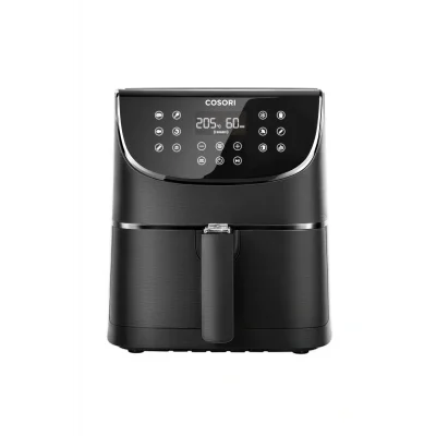 Genel Ürün Yağsız Sıcak Hava Fritözü 5.5l, 11 Programlı Hava Fritözü Siyah