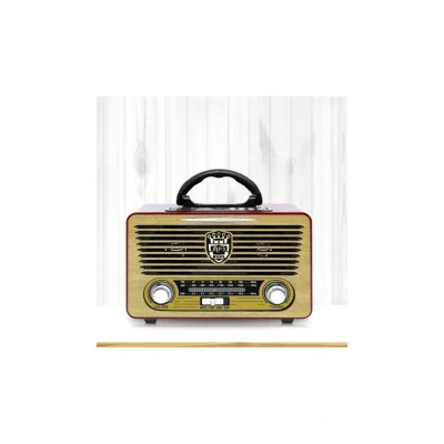 Genel Ürün Ht60bt Bluetooth+usb-sd-fm Siyah Hoparlör Nostaljik Radyo