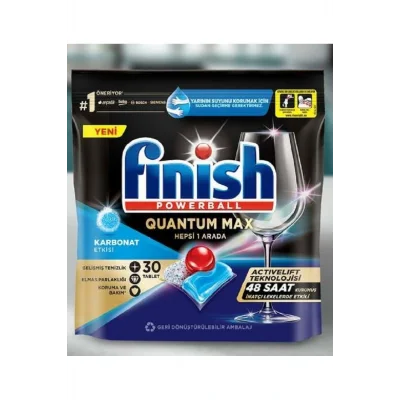 Genel Ürün Quantum Max 30 Kapsül Bulaşık Makinesi Deterjanı Tableti