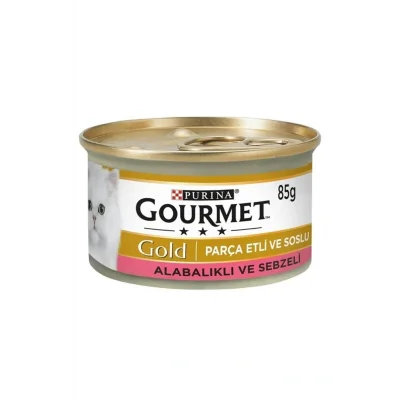 Genel Ürün Gourmet Gold Alabalıklı Ve Sebzeli Konserve Maması 85gr X 24 Adet