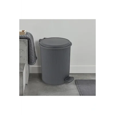 Genel Ürün Nostalji Pedallı Çöp Kovası: 6 Litre