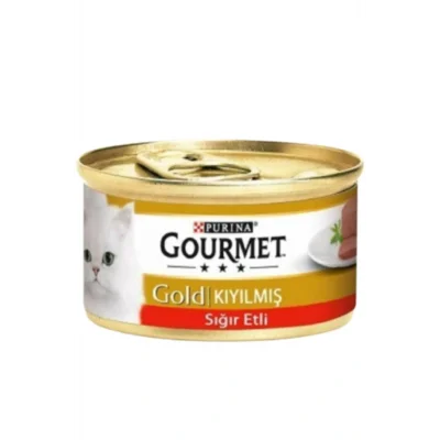 Genel Ürün Gold Kıyılmış Sığır Etli Kedi Konservesi 85gr. X 24 Adet