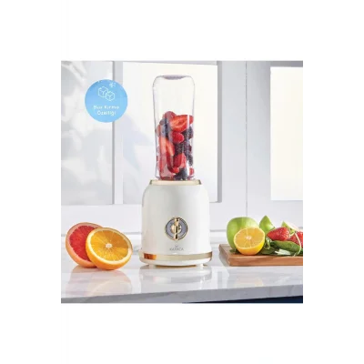 Genel Ürün Retro Personal Kişisel Smoothie Blender Cream