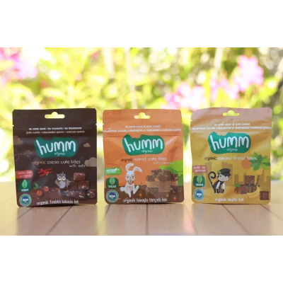 BUĞZ Humm Organik Glutensiz Vegan Kek Atıştırmalık Paketi - 3 adet (3 çeşit)
