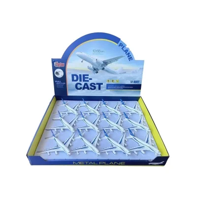 HW-777-2 2816 BLUE CB IŞIKLI-SESLİ METAL YOLCU UÇAĞI