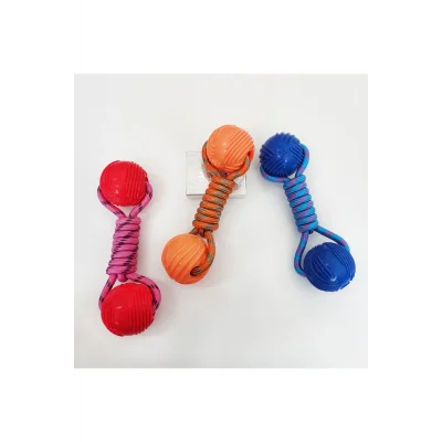 Karamel Pet Örgü Halter Köpek Oyuncak 23 cm  Renkli