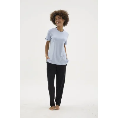 Kocabey KKT-26156K Kadın O Yaka Pijama Takımı