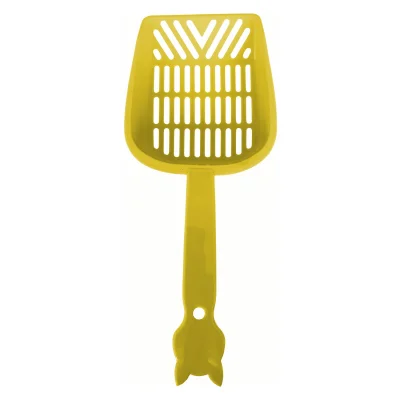 Markapet İnce Elekli Kedi Kumu Küreği Large 11-27 cm Sarı