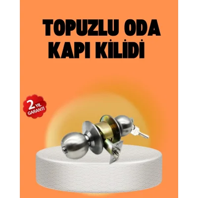 Mat Renk Topuzlu Kapı Kilidi – Giriş Tipi