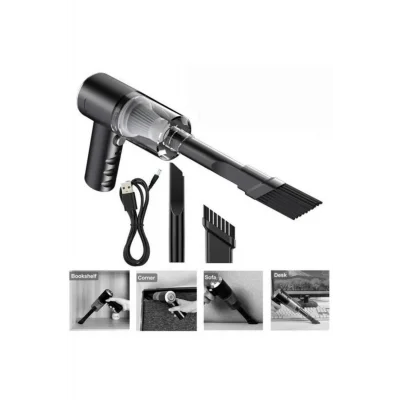 Mini Vakumlu Araç Süpürgesi El Süpürgesi Şarjlı Çok Fonksiyonlu Revo-9985 Uyumlu