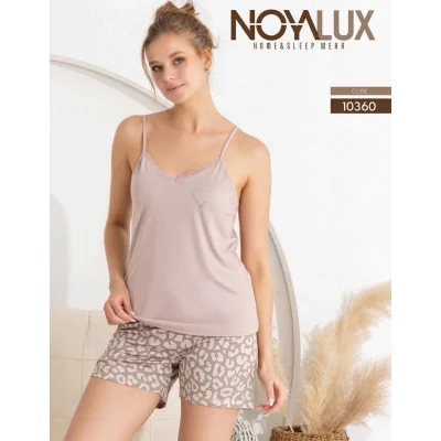 Noyalux 10360 Kadın İp Askı Şortlu Takım