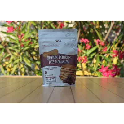 BUĞZ OG Natural Hurma Tozlu Bebek Pankek Toz Karışımı +8 Ay (300 gr)