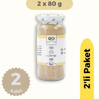 BUĞZ OG Natural İğde ve Çekirdeği Unu (80 gr) 2li Set
