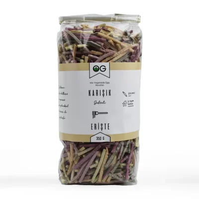 BUĞZ OG Natural Karışık Sebzeli Ev Eriştesi (350 gr)