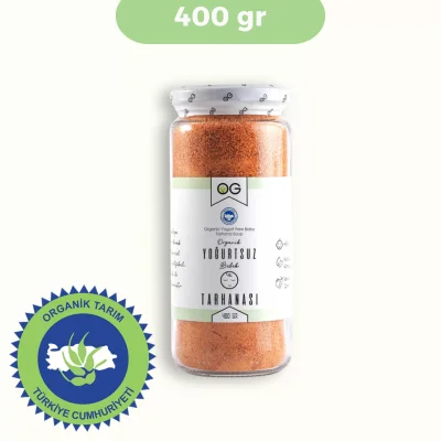 BUĞZ OG Natural Organik Yoğurtsuz Bebek Tarhanası +6 Ay (400 gr)