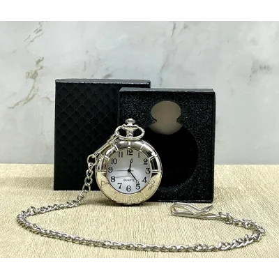 Özel Kutulu Gümüş Köstekli Saat