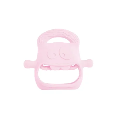 Pembe Bebek Silikon Diş Kaşıyıcı