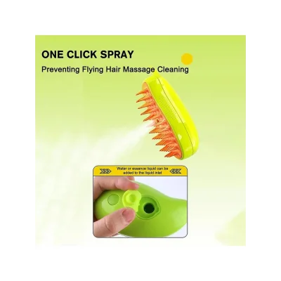 Pet Brush Buharlı Şarjlı Kedi Köpek Yıkama Aparatı