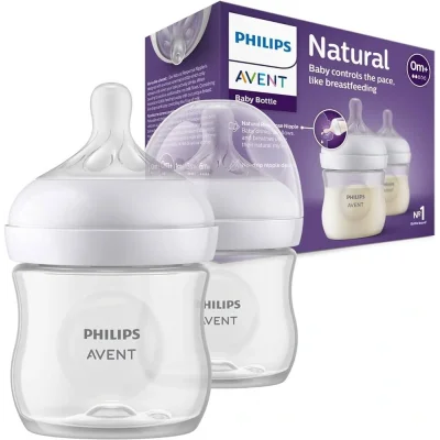Philips Avent Natural Response PP 2li Biberon Seti, 0+ Ay 125ml SYC900/02