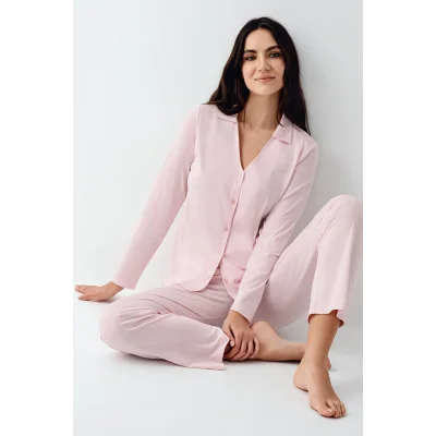 Pierre Cardin 9115-S Kadın Uzun Kol Pijama Takımı
