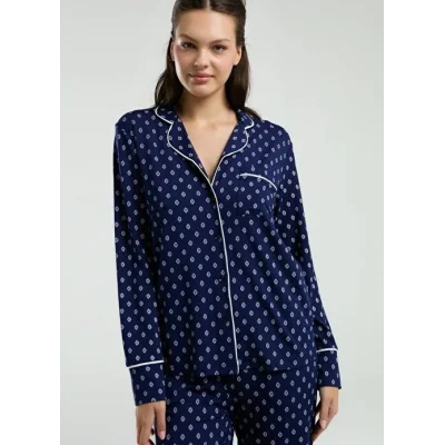 Pierre Cardin Pc8950-S Kadın Gömlek Pijama Takım