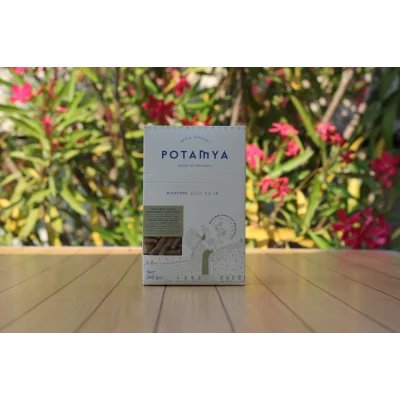 BUĞZ Potamya Organik Yeşil Mercimek Rigatoni Makarna (240 gr)