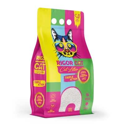 Rigor Bebek Pudralı İnce Taneli Kedi Kumu 10 lt