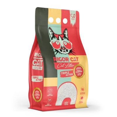 Rigor Portakal Kokulu İnce Taneli Kedi Kumu 10 lt