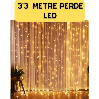 Şelale Tasarımlı Perde LED – Düğün ve Özel Gün Işıkları