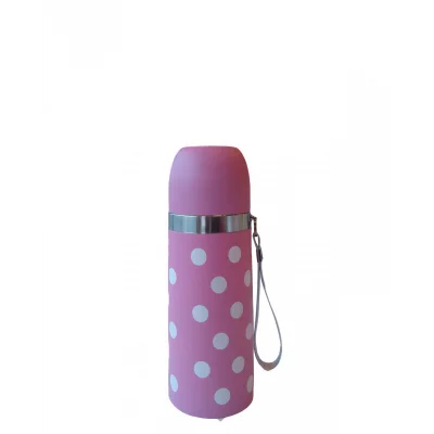 Sema Baby Puantiyeli Bebek Termosu 350 ml - Pembe