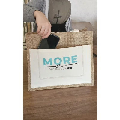 BUĞZ Sertifikalı Organik Jüt Keten Çok Amaçlı Çanta