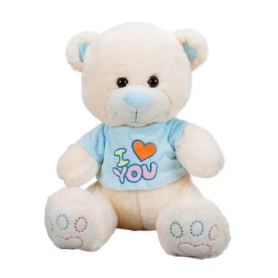 Tişörtlü Peluş Ayı 40 cm.