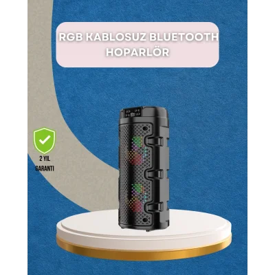 USB, SD Kart ve AUX Girişli Taşınabilir Hoparlör