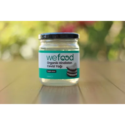 BUĞZ Wefood Organik Hindistan Cevizi Yağı (Soğuk Sıkım) 150 ml.
