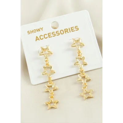 Yıldız Trend Metal Küpe