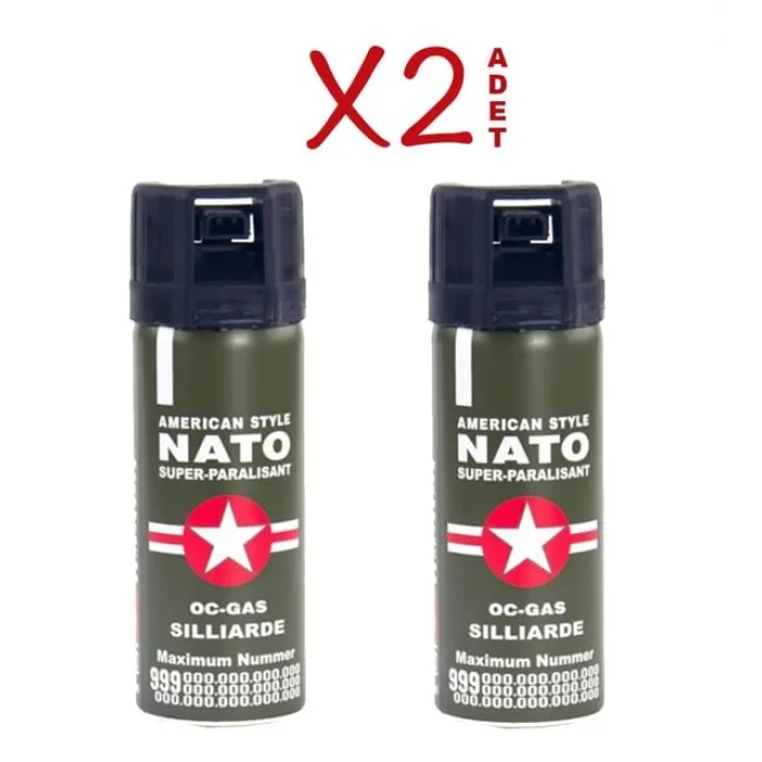 2li set Yeni Nesil Biber Özsavunma Gazı Sprey 2x40ml SET