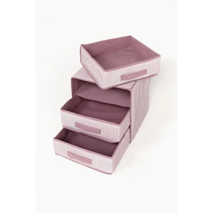 3 Bölmeli Çekmece , Çok Amaçlı Organizer - Çorap Çamaşır Organizer - Masa Üstü Düzenleyici